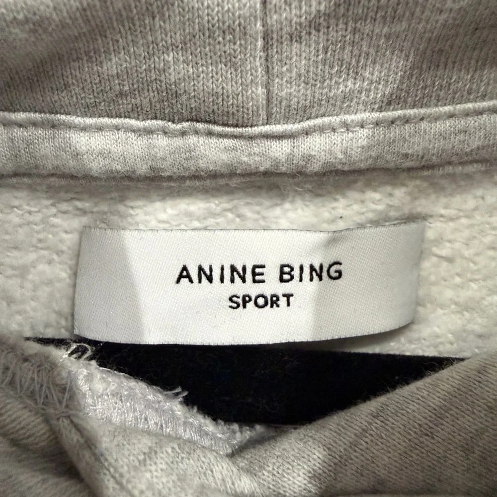 Auth. ✅ Women’s ANINE Bing “Harvey” Hoodie in “Heather Grey” Size Medium🤍💙